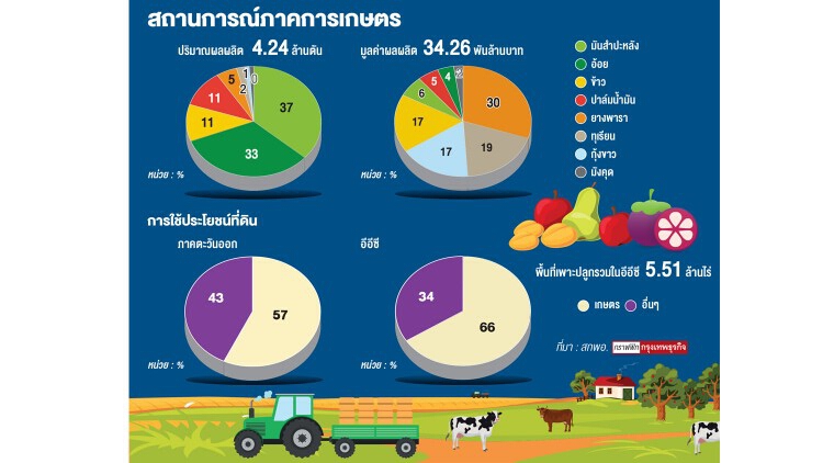 โครงสร้างเกษตรในอีอีซี 