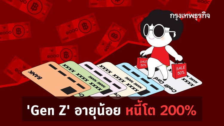 ส่องพฤติกรรม 'Gen Z' หนี้โตกว่า 200% แนวโน้ม 'หนี้เสีย' สูง สะท้อนวิถีทุนนิยม