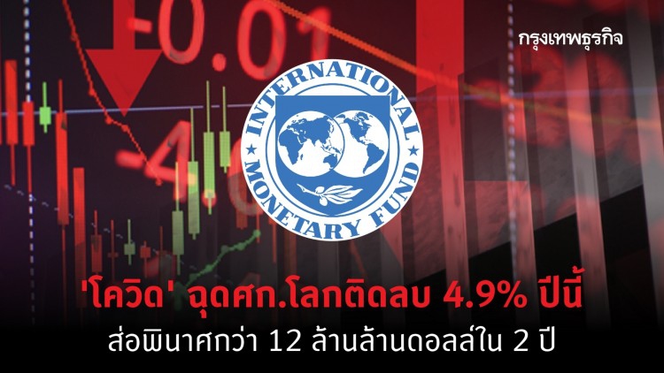 เปิดรายงาน IMF ทำไมโควิดทุบศก.โลกติดลบ 4.9% ปีนี้