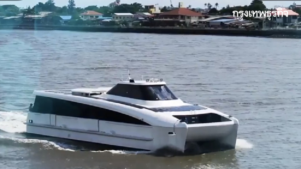 คมนาคม ชู 'เรือพลังงานไฟฟ้า' เชื่อมโยงขนส่งมวลชนเต็มระบบ เรือ-รถ-ราง
