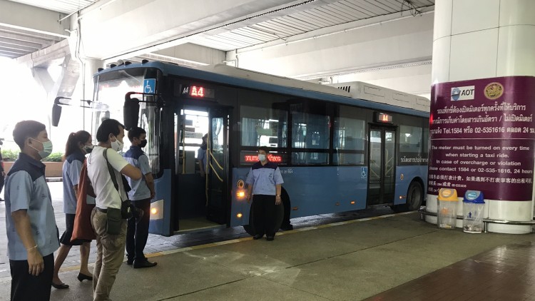 สนามบินดอนเมือง แจงย้ายจุดจอดรถเมล์ หวังแก้ปัญหาจราจรติดขัด