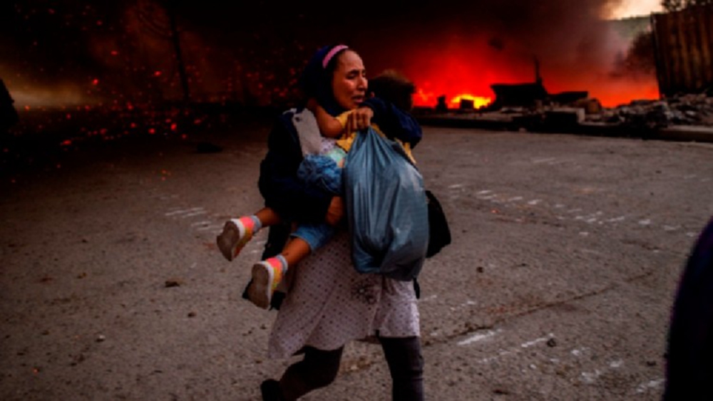 UNHCR ช่วยผู้ลี้ภัยเพลิงไหม้ศูนย์ลงทะเบียนกรีซ 