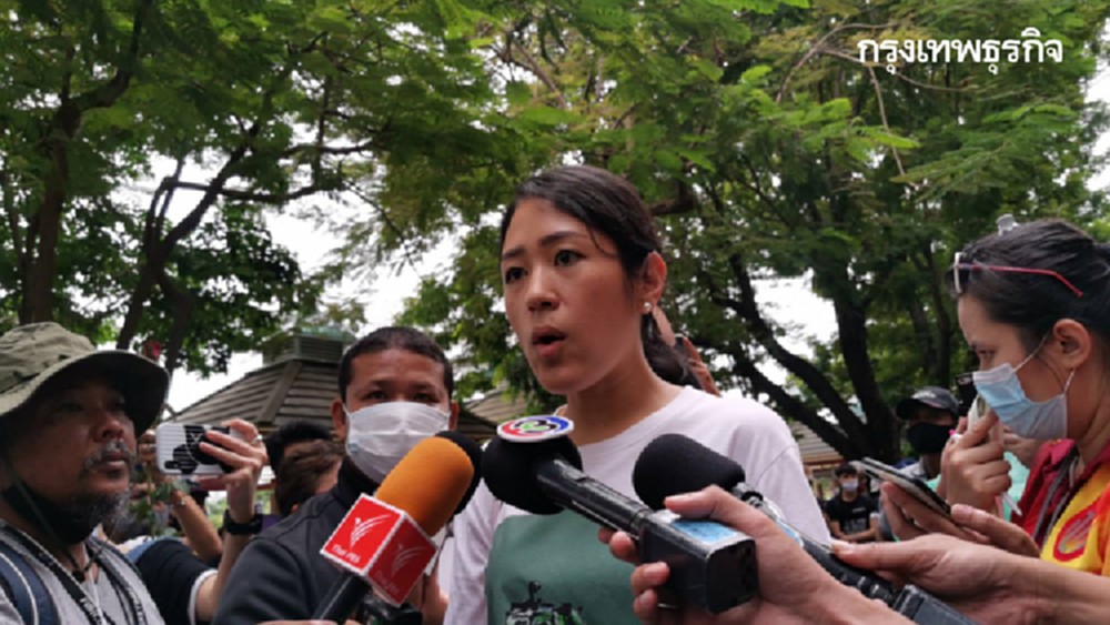 'ช่อ' ให้กำลังใจกลุ่มนิสิต เชื่อชุมนุมจะส่งผลถึงการพิจารณาแก้ไขรัฐธรรมนูญ