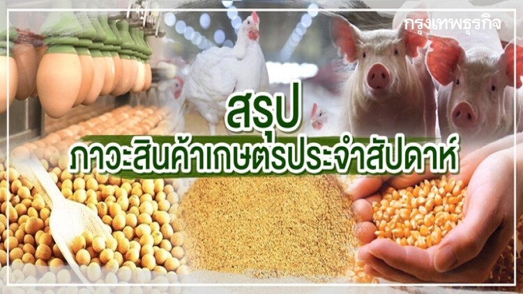 สรุปภาวะ"สินค้าเกษตร"ประจำสัปดาห์วันที่ 21-25 กันยายน 2563