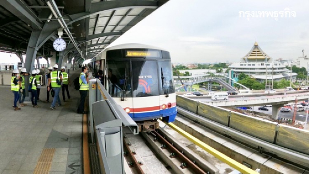 ทดสอบ 'บีทีเอส' สายสีเขียวส่วนต่อขยาย ตั้งเป้าเชื่อมระบบราง 3 จังหวัด 
