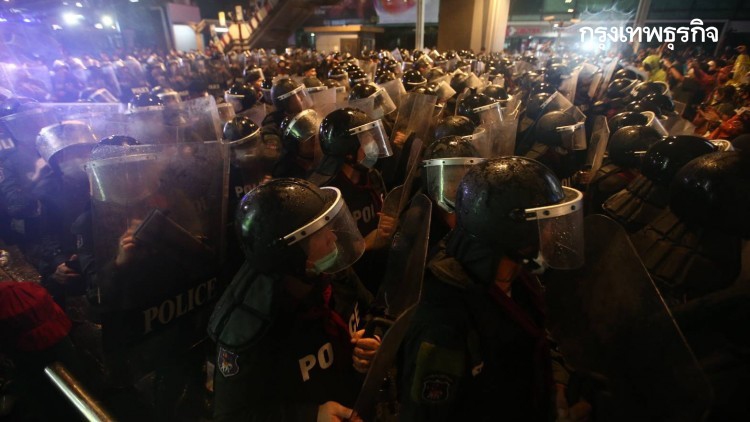 น.1สั่งตรึงกำลังควบคุมฝูงชน รับมือม็อบถึงสิ้นเดือน