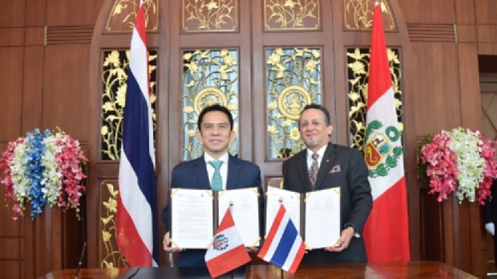 ‘ไทย - เปรู’ ลงนาม MOU เทคโนโลยีอวกาศ ฉลองสัมพันธ์ 55 ปี   