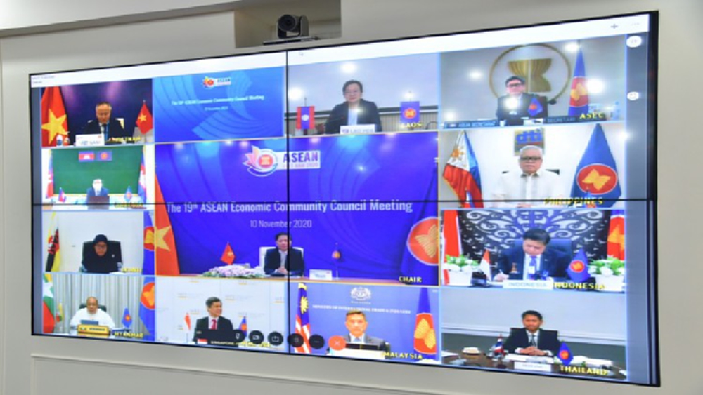 รัฐมนตรีอาเซียนชงแผนฟื้นฟูเศรษฐกิจหลังโควิด -19 ในเวทีอาเซียนซัมมิท