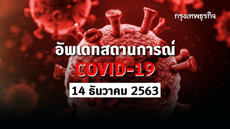 อัพเดทสถานการณ์ 'โควิด-19' วันที่ 14 ธันวาคม 2563