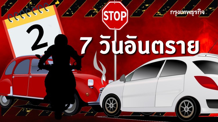'7 วันอันตราย' ช่วงเทศกาลปีใหม่ 2564 วันที่สอง อุบัติเหตุ 586 ครั้ง เสียชีวิต 74 ราย