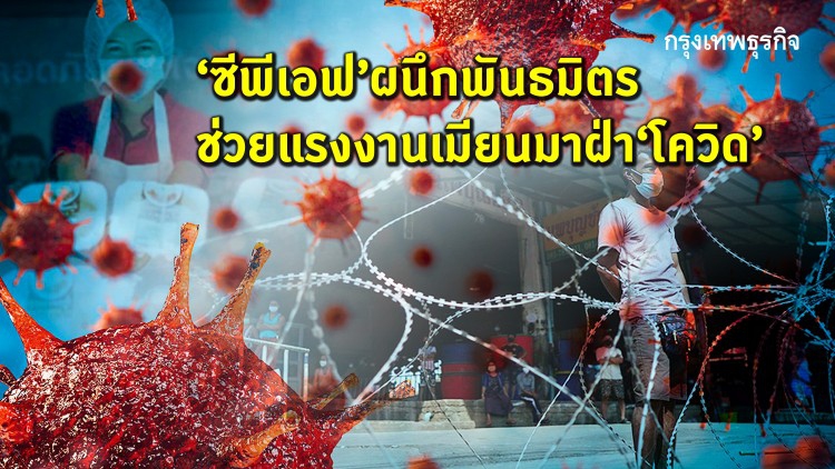 ซีพีเอฟ ผนึกพันธมิตร    ช่วยแรงงานเมียนมาฝ่า“โควิด”