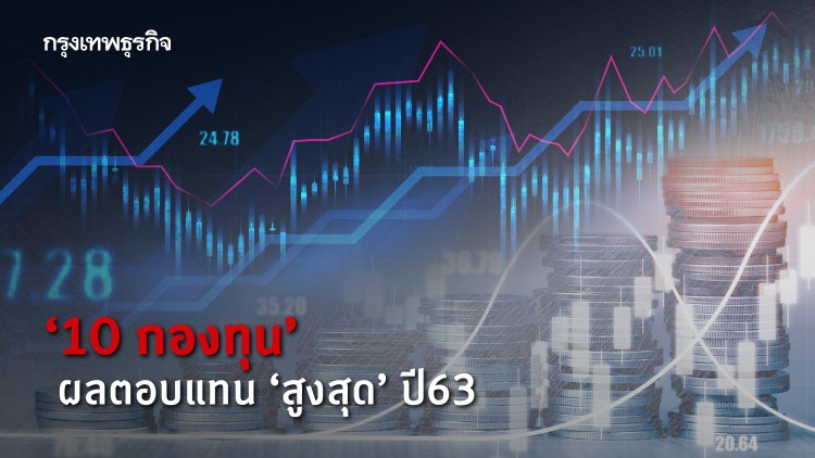 10 'กองทุน' ที่ให้ 'ผลตอบแทน' สูงสุด ปี63 