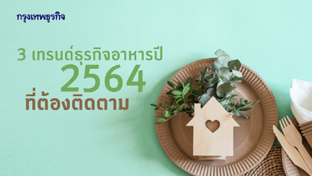 เทรนด์ 'ธุรกิจอาหาร' ปี 2564 ที่ต้องติดตาม