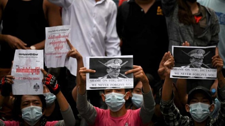 ‘กองทัพเมียนมา’ แก้กฎหมายความมั่นคง คุมเข้มประท้วง