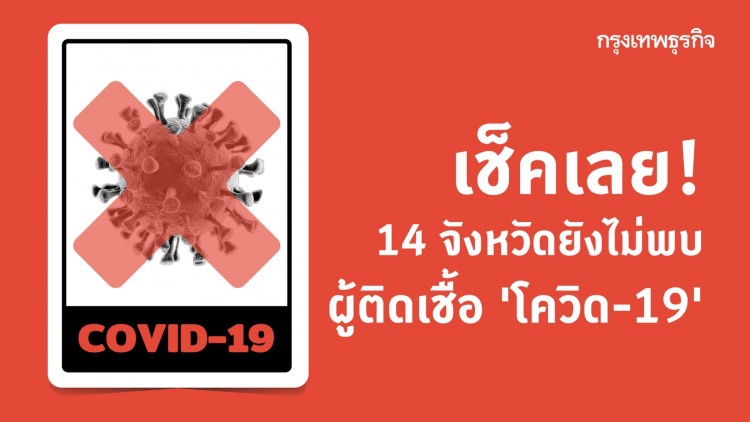เช็คเลย! 14 จังหวัด ยังไม่พบผู้ติดเชื้อ 'โควิด-19'