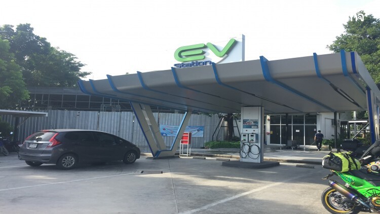 ปั๊ม PTT Station เปิดตัว แบตเตอรี่ G-Box รองรับรถอีวี 