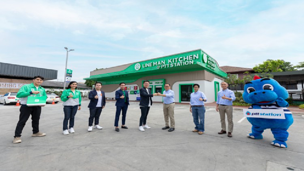 OR จับมือ ‘LINE MAN Wongnai’ เปิดให้บริการ LINE MAN Kitchen @ PTT Station