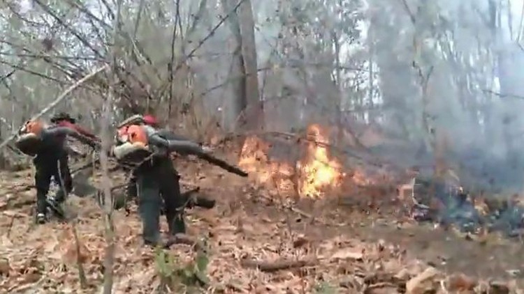 ไฟป่า ‘แม่ฮ่องสอน’ เกิดในพื้นที่เขาสูงชัน-ยากต่อการดับ