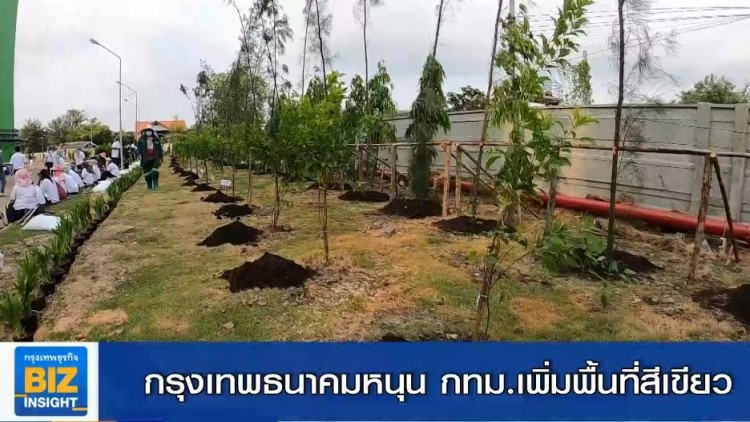 กรุงเทพธนาคมหนุน กทม.เพิ่มพื้นที่สีเขียว