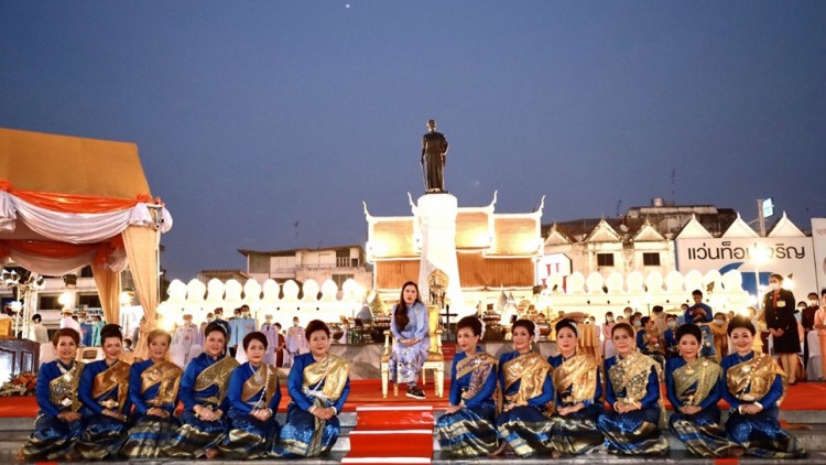 ‘กรมพระศรีสวางควัฒน’ เสด็จในงาน 'พิธีบวงสรวงและรำสดุดีท้าวสุรนารี' ประจำปี 2564