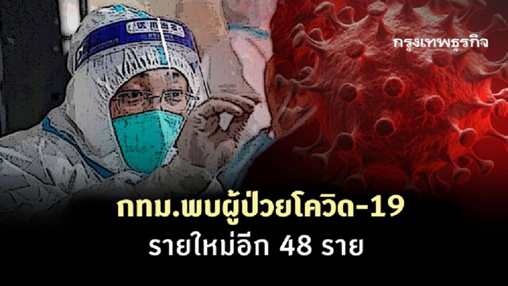 กทม.พบผู้ป่วยโควิด-19 รายใหม่อีก 48 ราย อยู่เขตบางแค 33 ราย