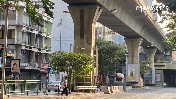 กทม.แจงสายสื่อสาร-สายไฟโผล่ 'สีลม' ซอย 4 กฟน.-ทีโอทีเตรียมนำลงดินกลางปีนี้