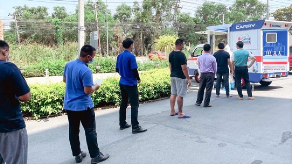 ‘ซูซูกิ’ ให้บริการ รถแคร์รี่ ตรวจ 'โควิด-19' ฟรี 