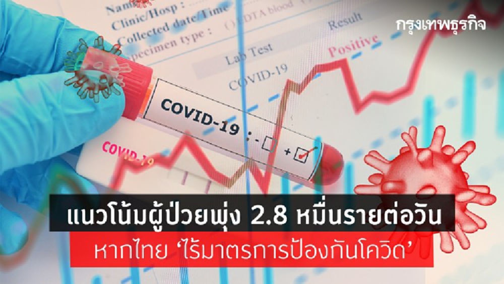 ส่องสถานการณ์ 'โควิด-19' ไทยใน 1 เดือนข้างหน้า