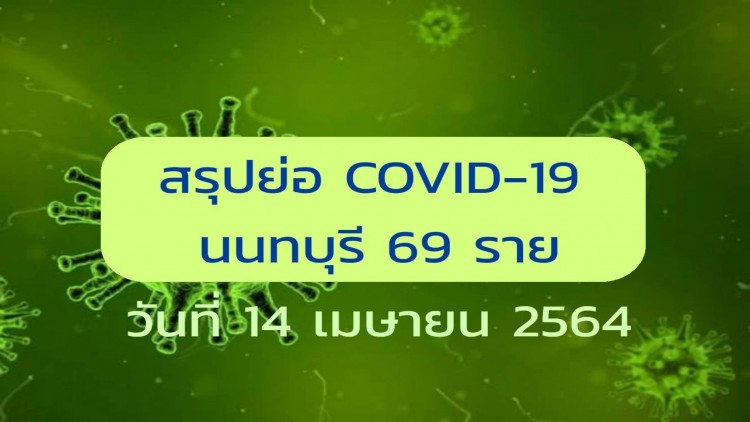 'นนทบุรี' ยอดพุ่งพบ 69 รายใหม่ ผู้ติดเชื้อ 'โควิด-19' เปิดไทม์ไลน์