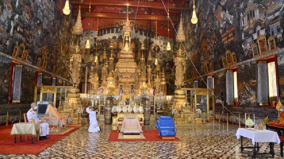 ‘ในหลวง’ โปรดเกล้าฯ พระราชพิธีจารึกหิรัญบัฏสมณศักดิ์ พระพรหมวชิรโสภณ