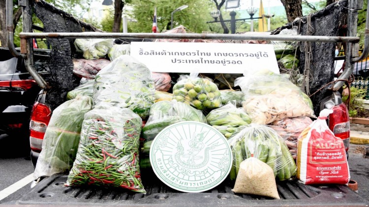 เกษตรกร ส่งต่อผักผลไม้อินทรีย์ เสริมกำลังใจแพทย์