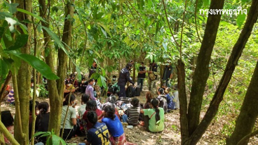 รวบ 50 แรงงานพม่าเถื่อน ลักลอบเข้าไทย