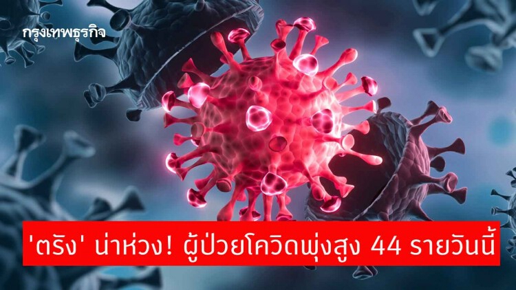 'ตรัง' น่าห่วง! ผู้ป่วยโควิดพุ่งสูง 44 รายวันนี้