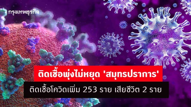 ติดเชื้อพุ่งไม่หยุด 'สมุทรปราการ' ติดเชื้อโควิดเพิ่ม 253 ราย เสียชีวิต 2 ราย