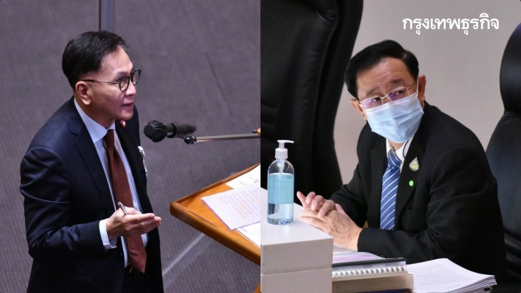 'เรวัต' ชี้ 'รัฐบาล' เสนอจีดีพีทิพย์-ผิดกฎหมาย ด้าน 'อาคม' ยันตัวเลขถูกต้อง