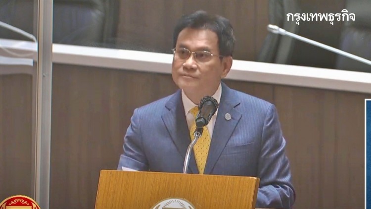 'จุรินทร์' แจงรัฐสภา เหตุ 'ตัดอำนาจส.ว.'โหวตนายกฯ ไม่ใช่กีดกัน ให้เป็น 'นายกรัฐมนตรี' ต่อ