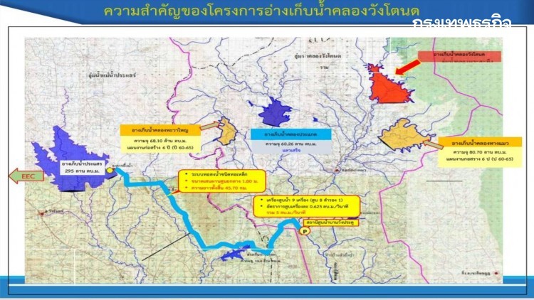 อ่างเก็บน้ำคลองวังโตนด เฟืองอีกตัวขับเคลื่อนเศรษฐกิจภาคตะวันออก