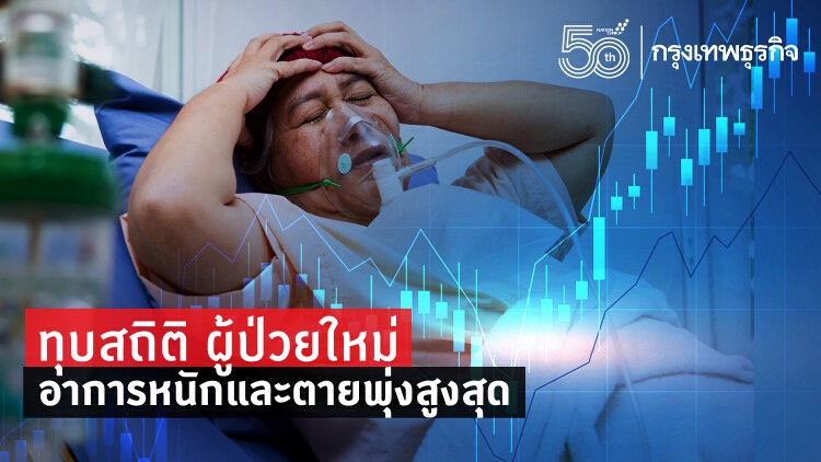 'ผู้ป่วยโควิดรายใหม่' อาการหนัก ตายพุ่งสูงสุดตั้งแต่เกิดโรคปี63