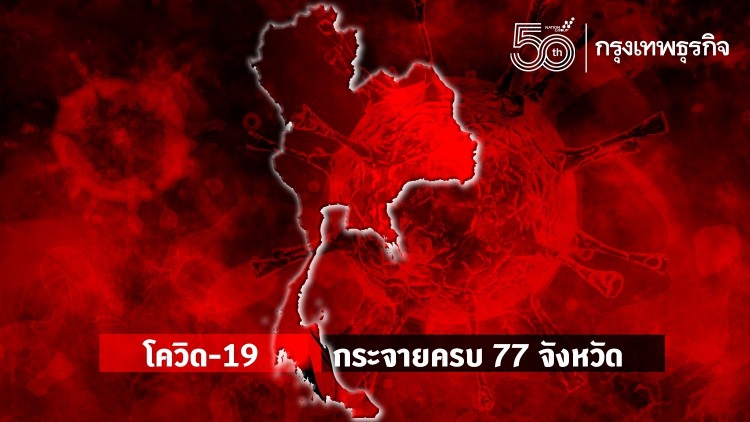 'โควิด-19' กระจาย 77 จ. เตียง รพ. ตจว. เริ่มเต็มศักยภาพ