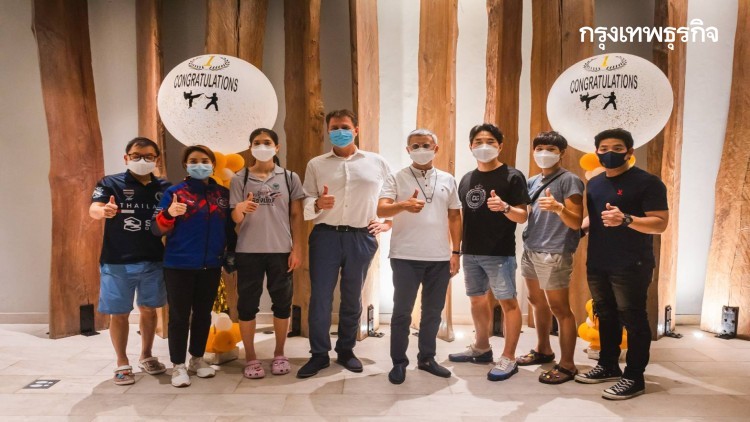 'อินเตอร์คอนฯ ภูเก็ต' จัดเลี้ยง 'เทนนิส' เทควันโดเหรียญทอง โอลิมปิก 2020