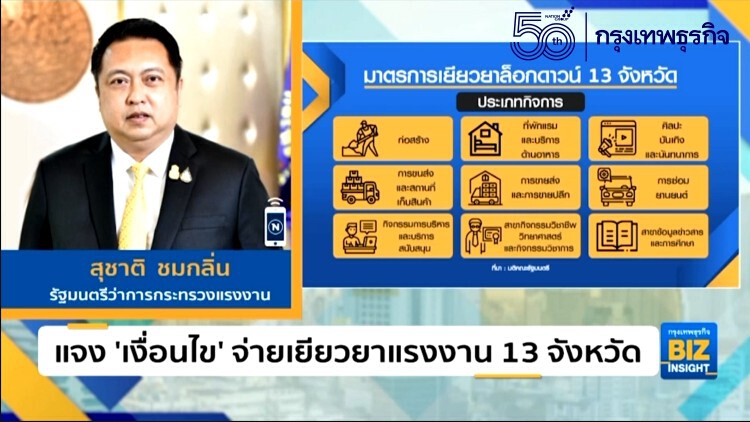 6 ส.ค. 'ผู้ประกันตน มาตรา 33' รับเงินเยียวยา ย้ำอาชีพอิสระ สมัครรับสิทธิ์ภายใน ก.ค. นี้