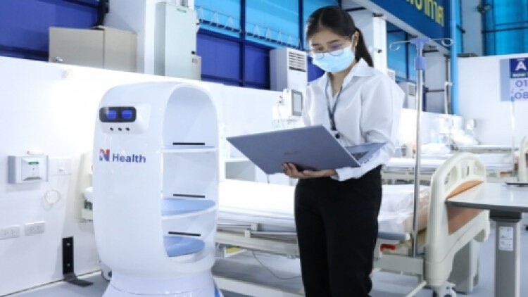 'เอ็นเฮลท์' ส่งหุ่นยนต์ผู้ช่วยอัจฉริยะร่วมภารกิจโควิด-19