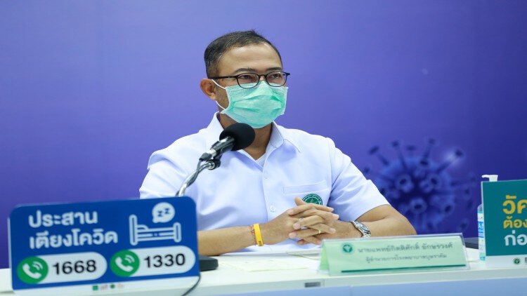 เดือนเดียว! 'รพ.บุษราคัม'รับผู้ป่วยโควิด 9,000 คน อาการซับซ้อนขึ้น