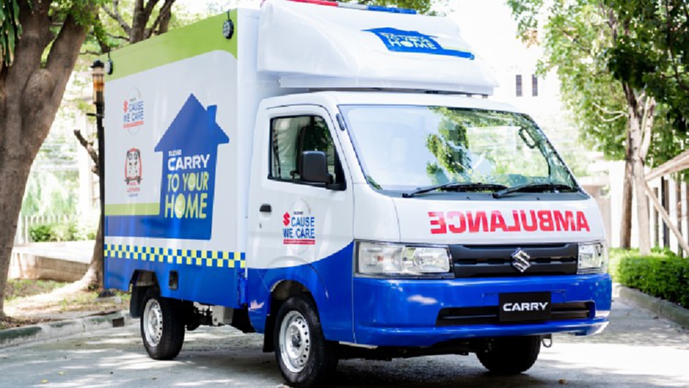 ซูซูกิ แปลง แคร์รี เคลื่อนย้ายผู้ป่วยโควิด