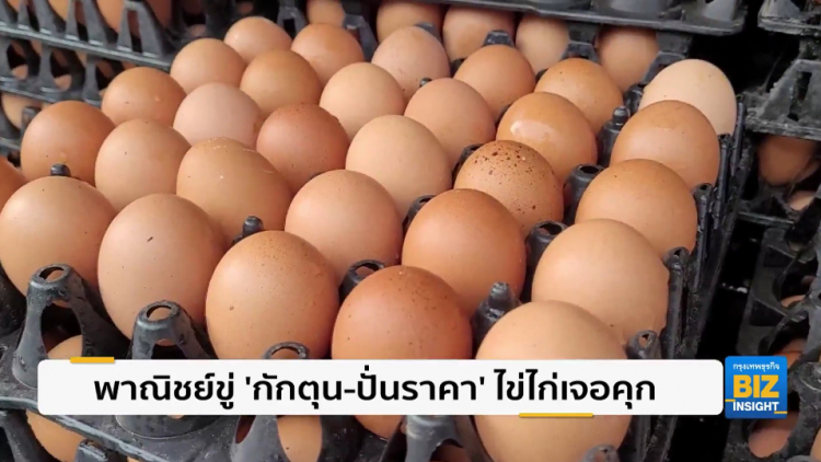 พาณิชย์ขู่ ‘กักตุน-ปั่นราคา’ ไข่ไก่เจอคุก