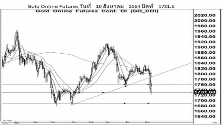 Daily Gold Futures (11 ส.ค.64)