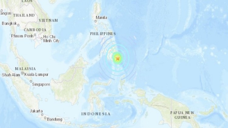 แผ่นดินไหว 7.1 แมกนิจูดนอกชายฝั่งฟิลิปปินส์-เตือนภัยสึนามิ