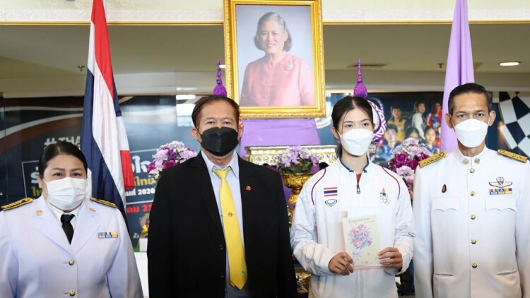 ‘กรมสมเด็จพระเทพฯ’ พระราชทานบัตรอวยพรแสดงความยินดีให้แก่ 'น้องเทนนิส' ฮีโร่โอลิมปิก 2020