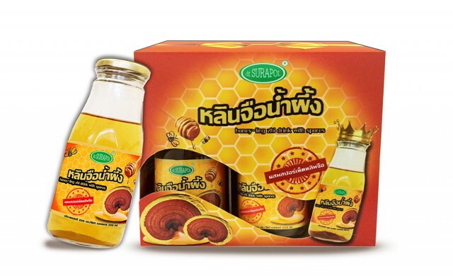 น้ำหลินจือน้ำผึ้ง ดื่มง่ายได้สุขภาพ