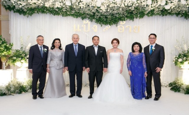 งานเลี้ยงฉลองพิธีมงคลสมรส ระหว่าง พรรณนิสา และ กริช